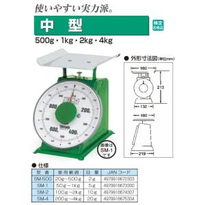 SM-500 ヤマトハカリ 中型上皿はかり 検定合格品 お取り寄せ｜raihoo