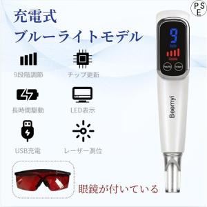 美顔器 ピコレーザー 美顔器 ほくろそばかす除去 シミ 斑 青色レーザー 赤色レーザー 美容機器 レーザー そばかす 毛穴 シワ 傷跡 ピコ秒レーザー