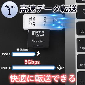 SDカードリーダー USB3.0 デスクトップ...の詳細画像1