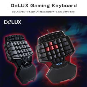 DeLUX Gaming Keyboard ゲーミングキーボ...