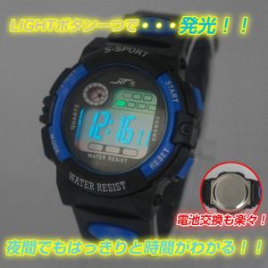 デジタル 時計 スポーツ 用 ストップウォッチ...の詳細画像1