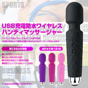 携帯 ハンディ マッサージャー USB 充電 コードレス