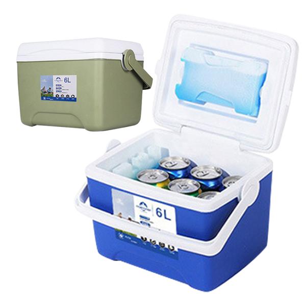 6L クーラーボックス 小型 ハード 保冷ボックス クーラーBOX クーラーバッグ 保冷バッグ ◇R...