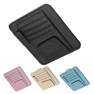 サンバイザーポケット 車載 カードポケット サングラス 収納 ポケット 簡単設置 車内 整理整頓 ◇RIM-T0050-L メール便