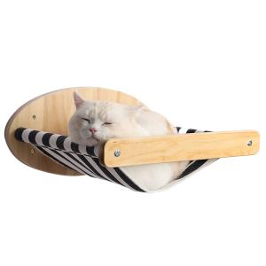 木製 壁掛け 猫用 ハンモック シンプル ネコ ねこ 壁 取付 キャット ベッド 室内 DIY ペット用品 ◇RIM-WW1101-D
