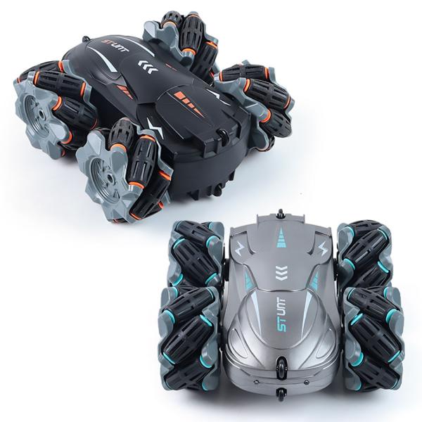 RCスタントカー ラジコンカー 充電式 360度回転 リモコンカー RCカー 小型 ドリフトカー お...