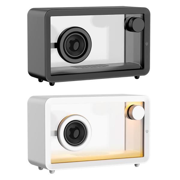 透明 スピーカー Bluetoothスピーカー AUX入力 有線 ポータブルスピーカー ブルートゥー...