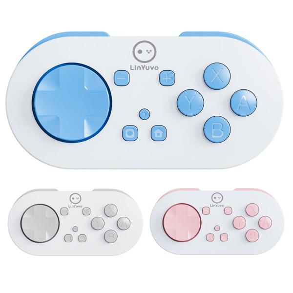 ミニミニ コントローラー Switch iOS Android PC 対応 Bluetooth ワイ...