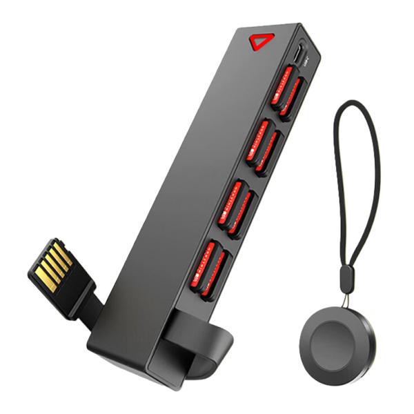 Switch 1用 ゲームカード 切替器 8in1 ワイヤレス リモコン付き ドック一体型 最大8枚...