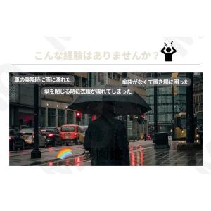 【逆さ傘】【ワンタッチ/手動 晴雨兼用 自立式...の詳細画像1