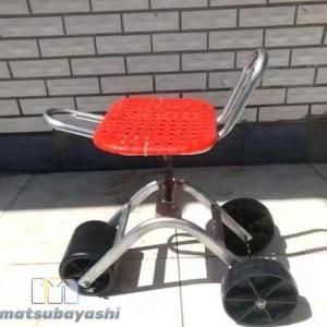 園芸用 農業用品 腰掛作業車 タイヤ付き作業カ...の詳細画像2