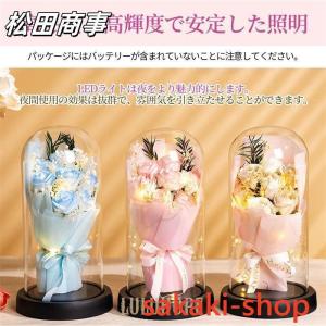 プリザーブドフラワー 造花 バラ 3/7輪 花...の詳細画像3
