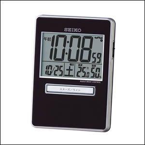【正規品】セイコー SEIKO クロック SQ699K 電波時計 トラベラ 温度計 湿度計 携帯 目覚まし時計｜rainbow-123