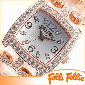 【箱なし特価】【赤字覚悟！在庫一掃SALE】【アウトレット】フォリフォリ腕時計 Folli Follie 時計WF5R120BSSレディース