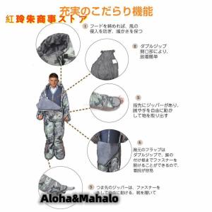 人型寝袋 動ける寝袋 M L 歩ける寝袋 シュ...の詳細画像4