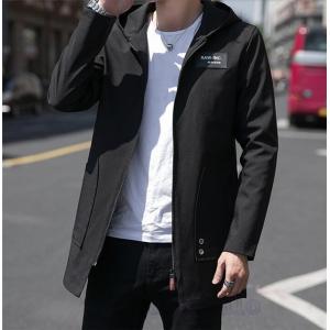 スプリングコート トレンチコート メンズ トレンチ コート ロング ミドル ツイル きれいめ オシャレ AlohaMahalo