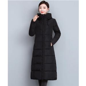 中綿ダウンジャケット レディース ロングコート 冬服 ダウンジャケット ダウンコート カジュアル 暖かい 厚手 ファー付き アウター 防風 防寒