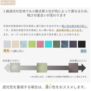 カーテン 4枚セット 遮光 1級 見えにくいレ...の詳細画像3