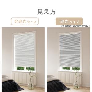 ハニカムシェード 幅フリーカットできる 取付簡...の詳細画像5