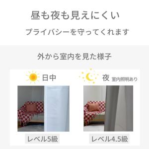 レースカーテン 2枚組 暑さ寒さ対策 高機能コ...の詳細画像3
