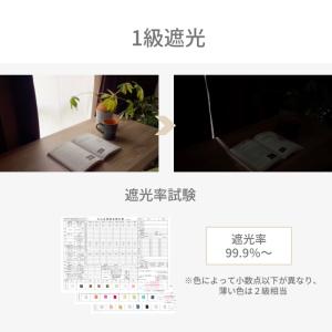 カーテン 遮光 1級遮光 2枚入 おしゃれ 北...の詳細画像2