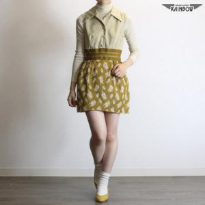 古着 ワンピース 黄 マスタード プリント ラメ ノースリーブ ミニ丈 レディース ヴィンテージ Otu Viaprodesarrollo Edu Py Index Php