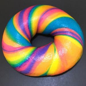 レインボーベーグル6個（冷凍）　6 Rainbow bagels(Frozen)