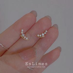 ピアス レディース 5連粒 小さめ 小ぶり 可...の詳細画像2
