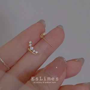 ピアス レディース 5連粒 小さめ 小ぶり 可...の詳細画像5