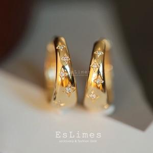 ピアス レディース リング 星 スター ジルコ...の詳細画像2