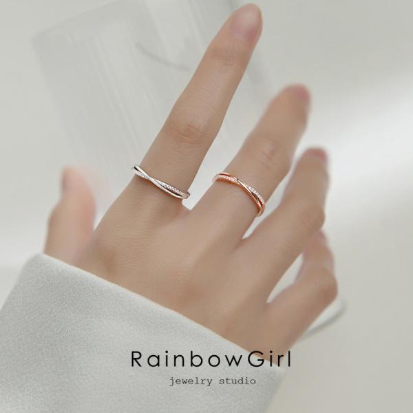 指輪 リング レディース X型 エタニティ クロスデザイン オシャレ 上品 シンプル フリーサイズ ...