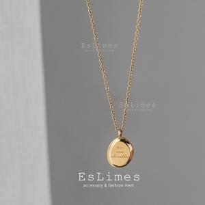コインネックレス レディース プレート彫刻 不...の詳細画像2