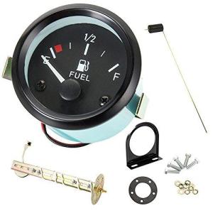liuzhuo 燃料ゲージ 52mm 燃料レベル計 ゲージ 燃料計 車　汎用 12V メーター　数字　表示