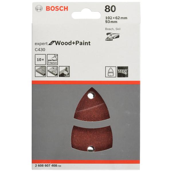 BOSCH(ボッシュ) サンディングペーパー #80(10枚入) [2608607408]