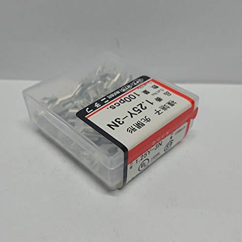 ニチフ端子工業 端子 1.25Y-3N 100入