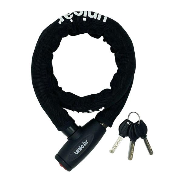 ユニカー(Unicar) ワイヤーロック ビッグ 1000mm ブラック BL-22