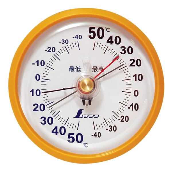 シンワ測定(Shinwa Sokutei) 温度計 D-9 丸型 72715