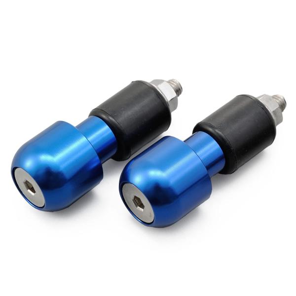 デイトナ(Daytona) アルミビレット バイク用 バーエンド 汎用 内径φ14-19 ラウンドタ...