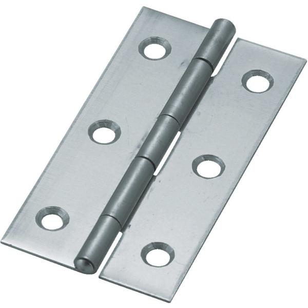 TRUSCO(トラスコ) ステンレス製薄口蝶番 全長51.0mm (10個入) ST-550-51