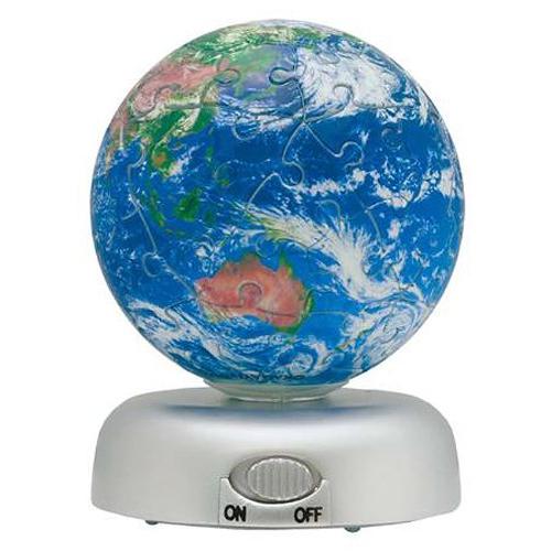 60ピース 3Dキュウタイパズル パズランタン ジオアース【光るパズル】