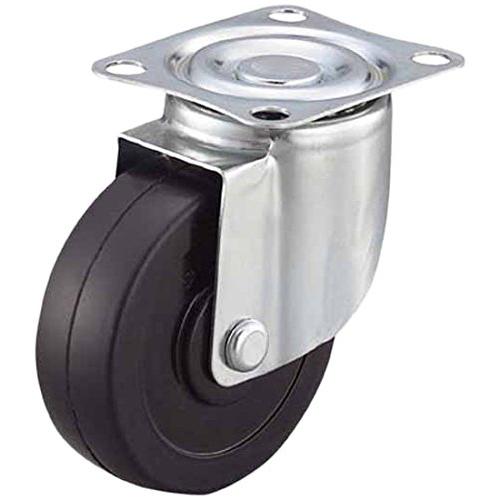 ワコー エアーキャスター(自在車) 75mm ゴム車 ALG75RH