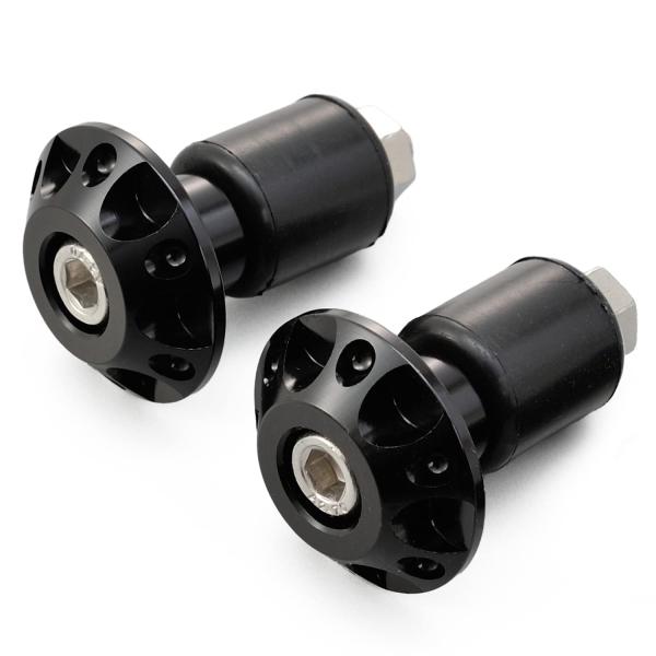 デイトナ(Daytona) アルミビレット バイク用 バーエンド 汎用 内径φ14-19 ファインカ...