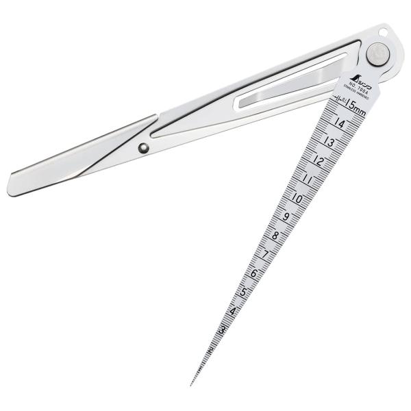 シンワ測定(Shinwa Sokutei) テーパーゲージ 金属ケース付 62603