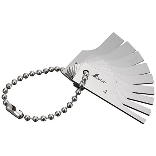 シンワ測定(Shinwa Sokutei) ルート間隔測定ゲージ 4-12mm 9枚組 97786 ...