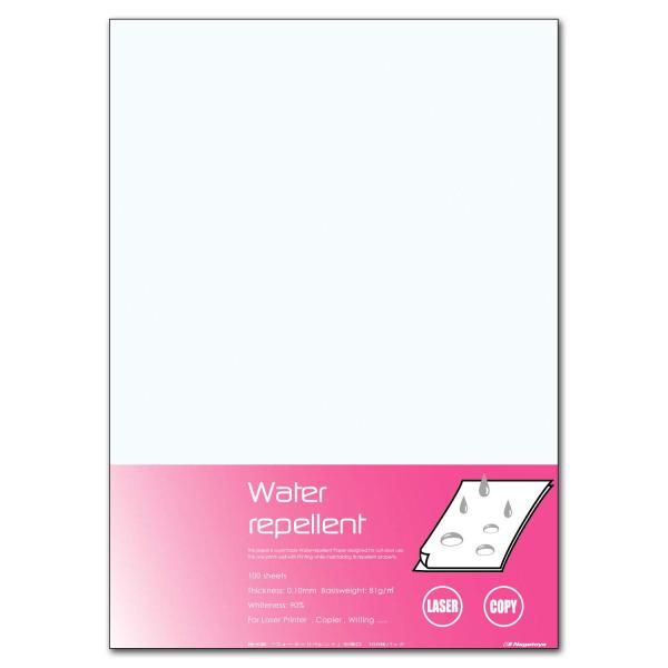 長門屋商店 撥水紙 【ウォーターリペレント】 ナ-WR102 A3 中厚口 100枚