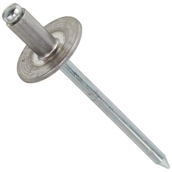 ロブテックス ラージフランジブラインドリベット(100本入) アルミ/スティール NSA63LFEB