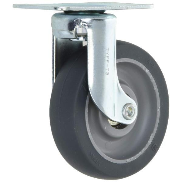 TRUSCO(トラスコ) こまわり君用省音キャスター Φ75 エラストマー車 自在 TYEF-75E...