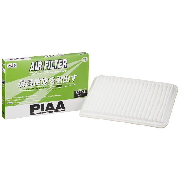 PIAA エアーフィルター (エアフィルター) 1個入 [マツダ車用] デミオ_他 PA69