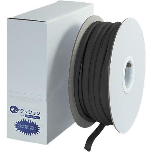 TRUSCO(トラスコ) 安心クッションはさみこみ型ロール巻き 30m ブラック TAC-930BK