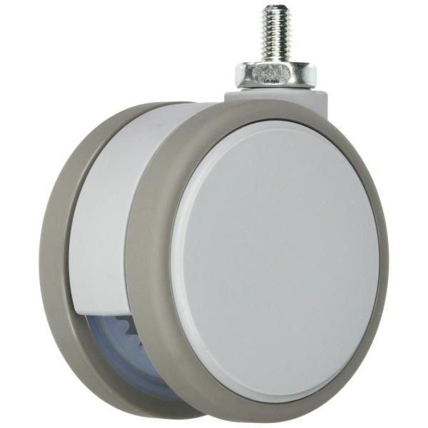 東海キャスター 東海 ねじ込み双輪キャスター 75径 自在 M8x1.25 F075N8